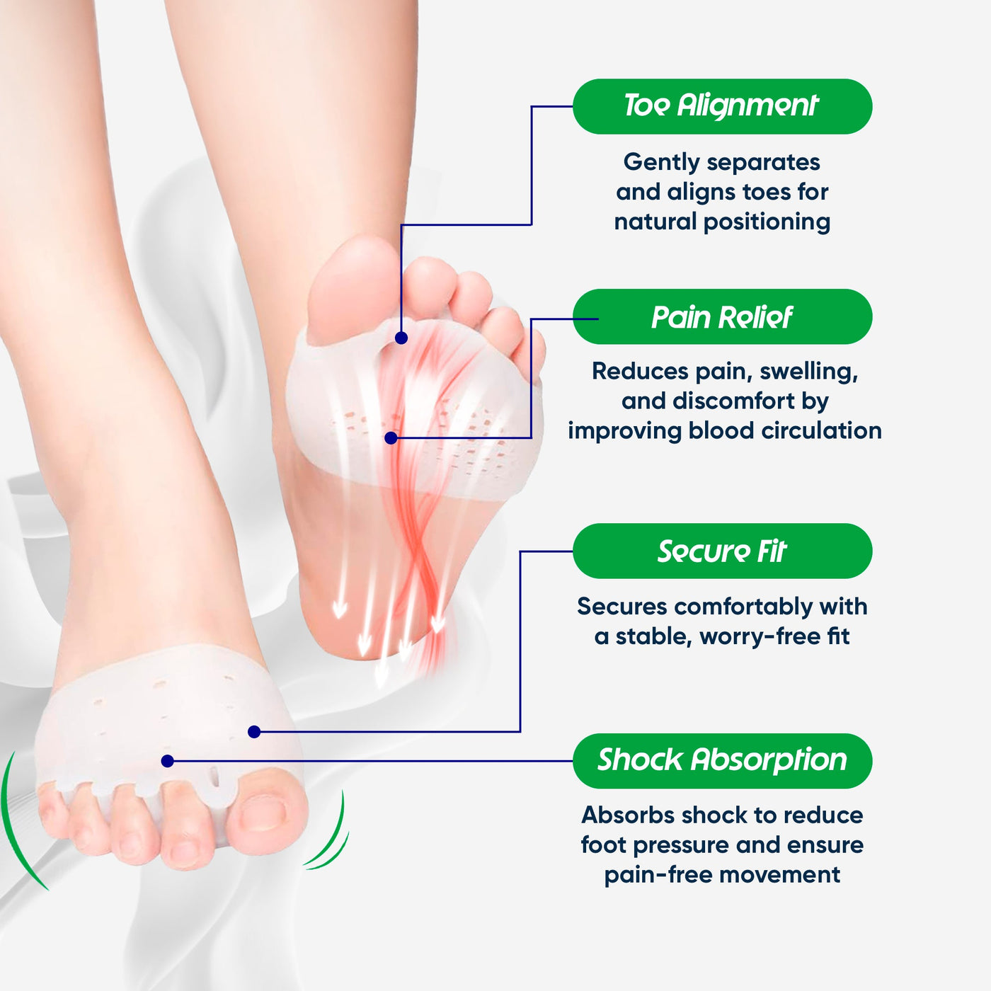 Before and after toe alignment