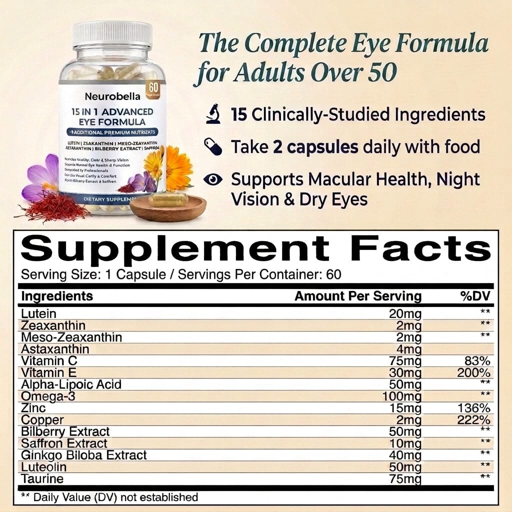 Arloo Vision 15 — Advanced Eye Formula